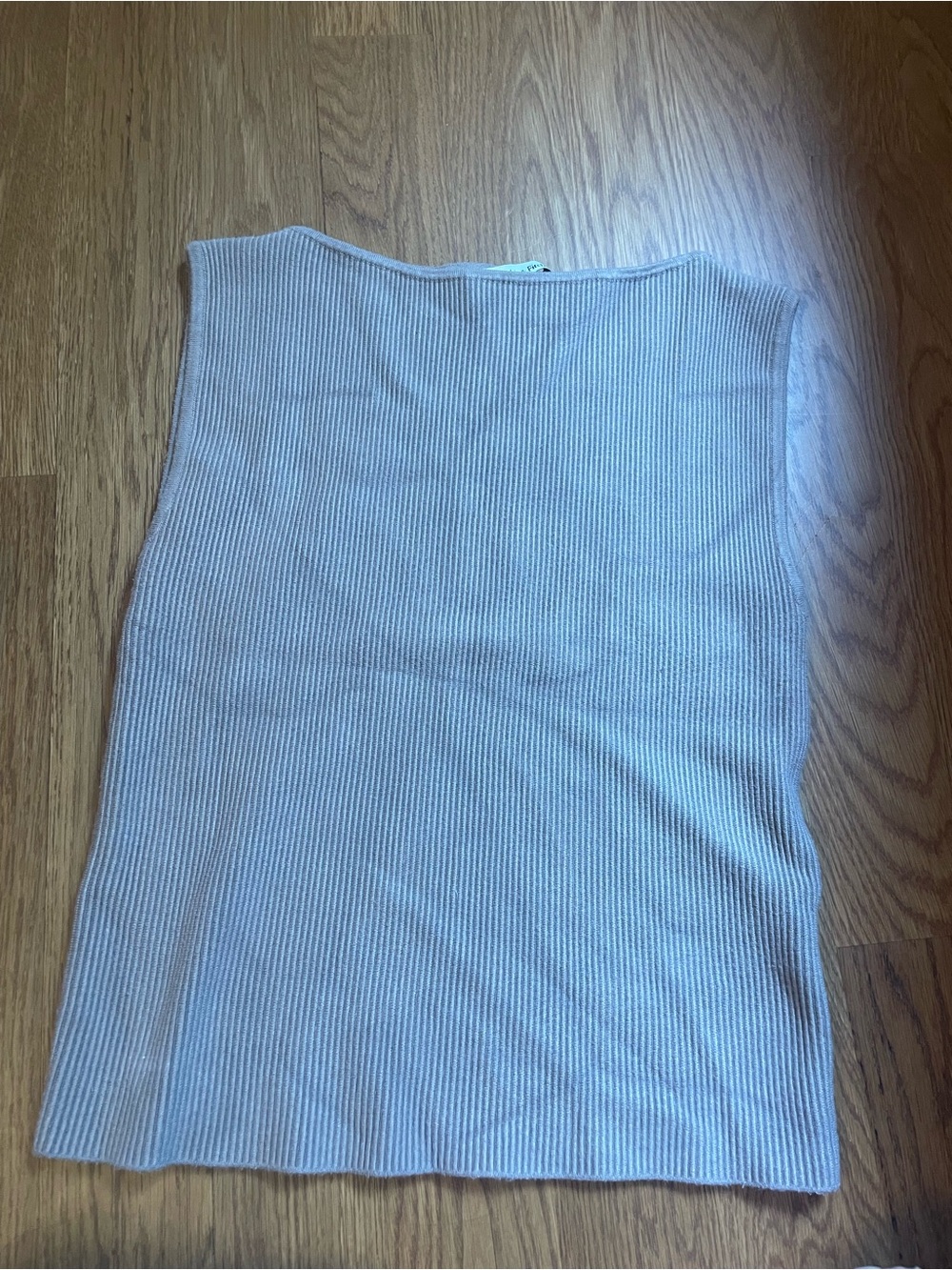 Abercrombie & Fitch Ribbed Tank Top - Taupe